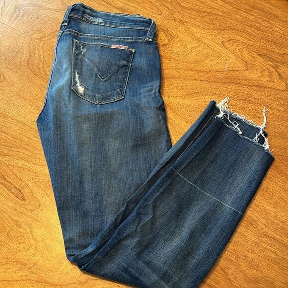 Hudson Jeans Skinny Distressed Denim - Picture 6 of 8